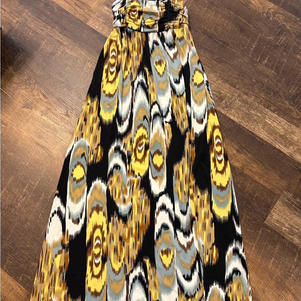 Elegant Multicolor Patterned Women's Maxi dress